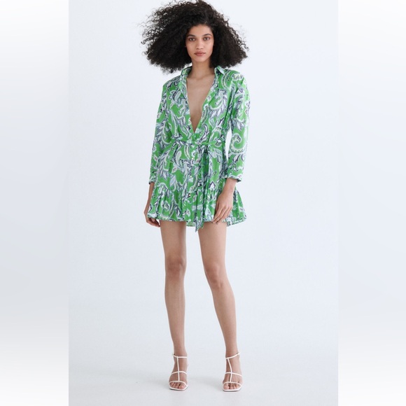 Zara mini shirt dress - Picture 1 of 3